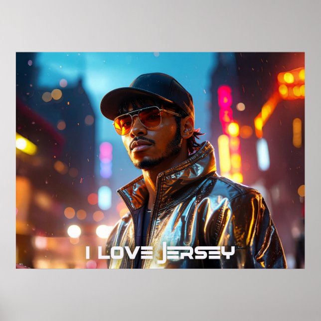 PÓSTER NUEVA JERSEY - AMO JERSEY (Frente)