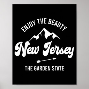 Póster Nueva Jersey - El Estado Jardín - Disfruta La Bell