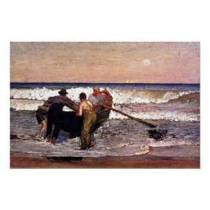 Póster Nueva Jersey, Salir del bote, arte fino,