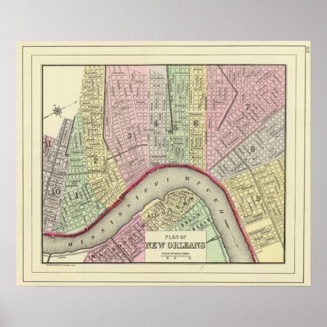 Póster Nueva Orleans 3 (Frente)