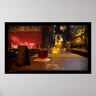 Póster Nueva Orleans - Bar & Lounge 3D