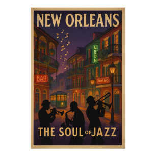Póster Nueva Orleans - El alma del jazz