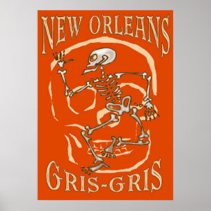 Póster Nueva Orleans Gris Gris