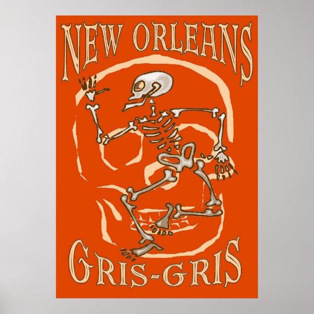 Póster Nueva Orleans Gris Gris (Frente)