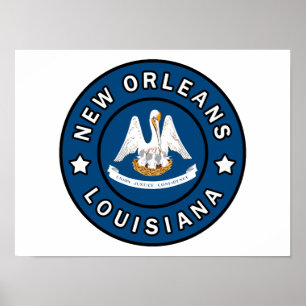 Póster Nueva Orleans Louisiana