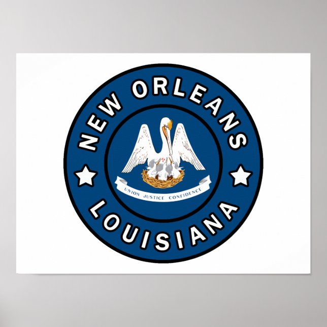 Póster Nueva Orleans Louisiana (Frente)