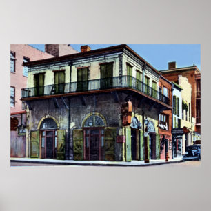 Póster Nueva Orleans Louisiana Old Absinthe House 1940