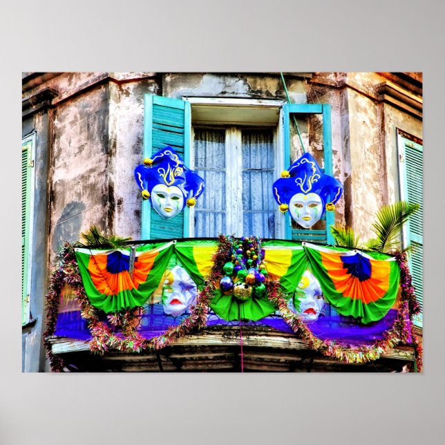 Póster Nueva Orleans, Luisiana (Frente)