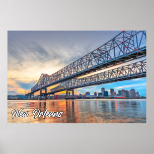 Póster Nueva Orleans, Luisiana, Estados Unidos