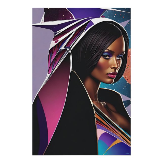 Póster Nueva Princesa Interdimensional - Ken Gage Art (Anverso)