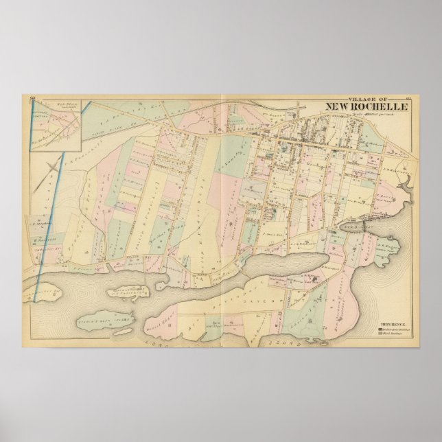 Póster Nueva Rochelle, Nueva York (Frente)