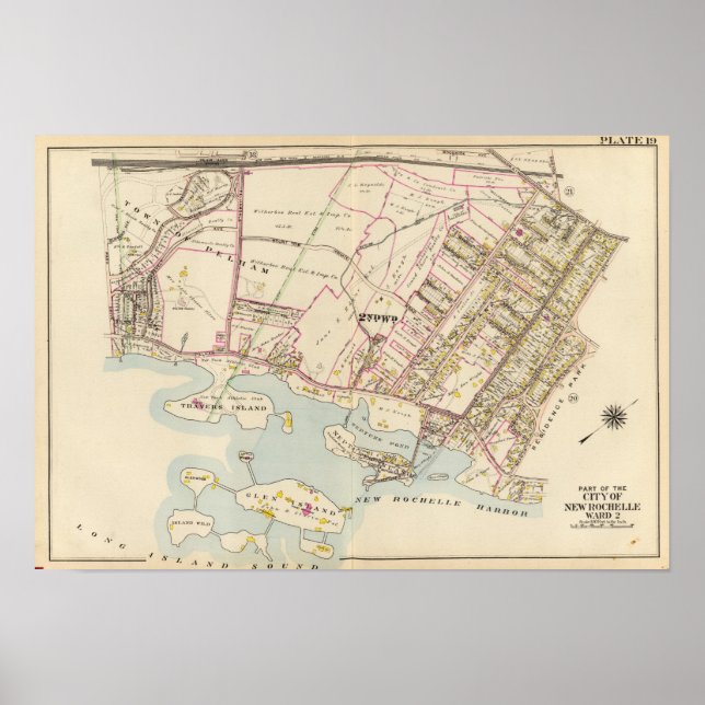 Póster Nueva Rochelle ward 2, Nueva York (Frente)