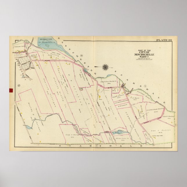 Póster Nueva Rochelle ward 3, Nueva York (Frente)