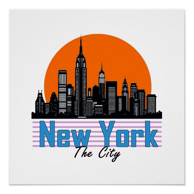 Póster Nueva York (Anverso)