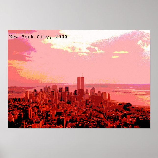 Póster Nueva York 2000 (Frente)