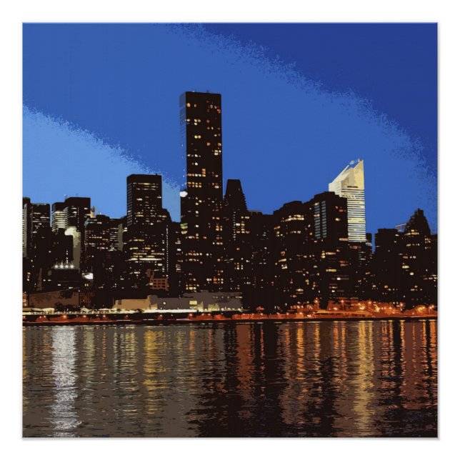 Póster Nueva York 2001 (Anverso)