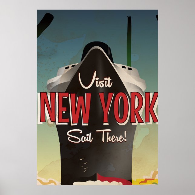 Póster Nueva York A Southampton (Frente)