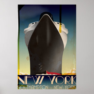Póster Nueva York A Southampton