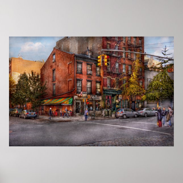 Póster Nueva York - Ciudad - Rincón de una manera y de es (Frente)