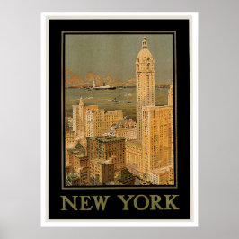 Póster Nueva York de Glasgow