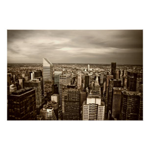 Póster Nueva York de Manhattan
