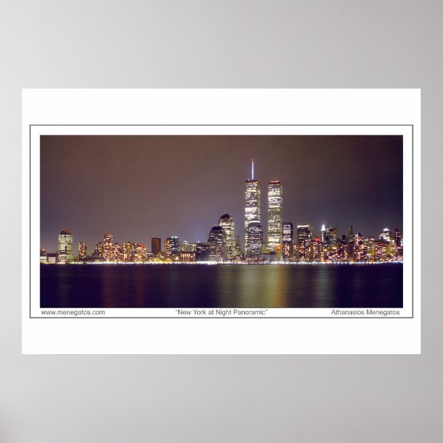 Póster Nueva York de noche (Frente)