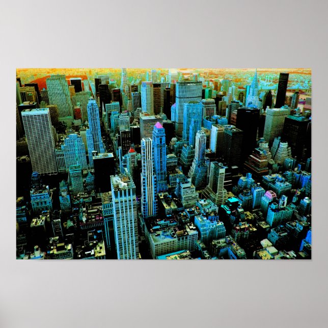 Póster Nueva York del futuro (Frente)