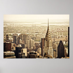 Póster Nueva York - Edificio Chrysler
