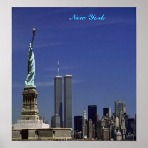 Póster Nueva York, en un lienzo