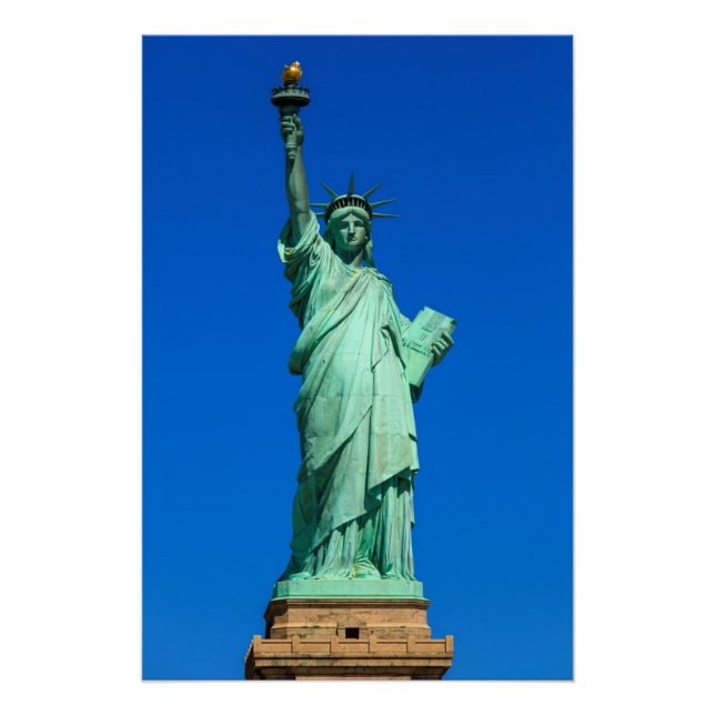 Póster Nueva York, Estatua de la Libertad (Anverso)