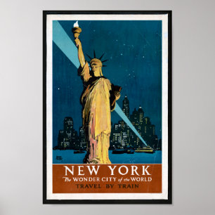 Póster Nueva York: Fotos antiguas de estética