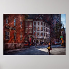 Póster Nueva York - Greenwich Village - Dispensario del N