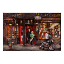 Nueva York - Greenwich Village - Tres libros de vi