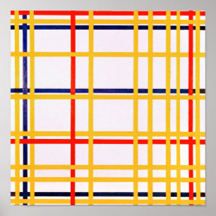 Póster Nueva York I Piet Mondrian