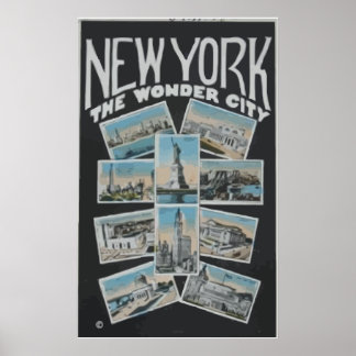 Póster Nueva York La Ciudad De Las Maravillas
