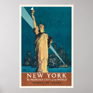 Póster Nueva York, la ciudad maravilla del mundo 