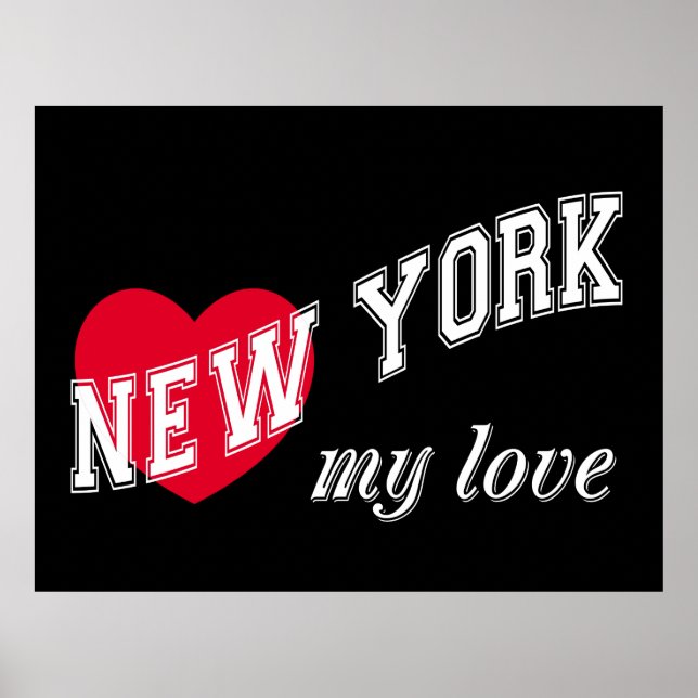 Póster Nueva York mi amor (Frente)