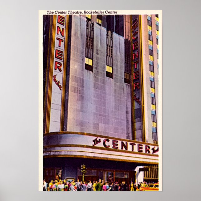 Póster Nueva York, Nueva York 30 Radio City 1940 (Frente)