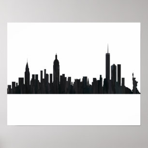 PÓSTER NUEVA YORK, NY SKYLINE OILS -