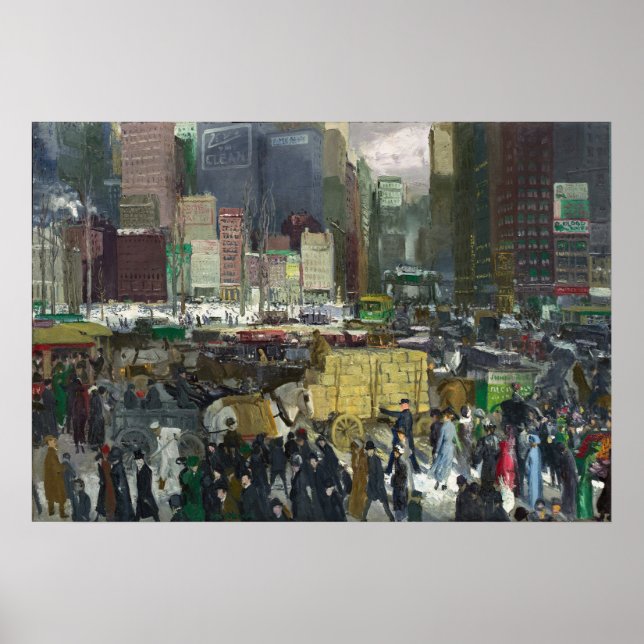 Póster Nueva York - Poster Bella Artes de George Bellows (Frente)