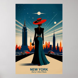 Póster Nueva York: Poster de Tierra de Maravillas Natural