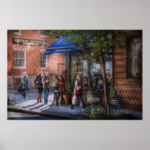 Póster Nueva York - Tienda - Greenwich Village - Jefferey