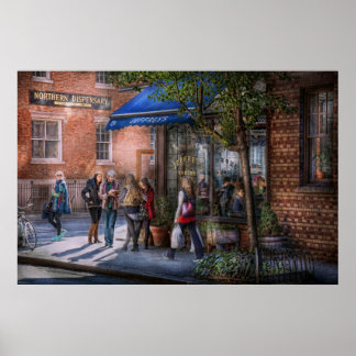 Póster Nueva York - Tienda - Greenwich Village - Jefferey