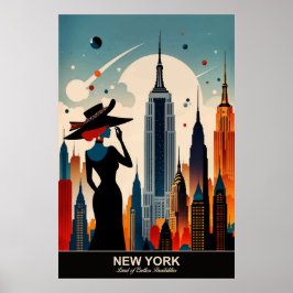 Póster Nueva York: Tierra de infinitas posibilidades