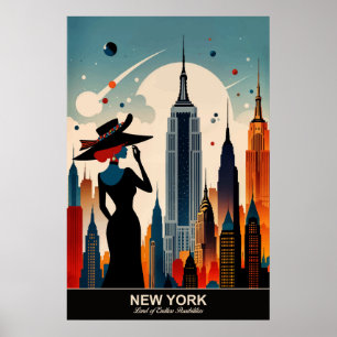 Póster Nueva York: Tierra de infinitas posibilidades