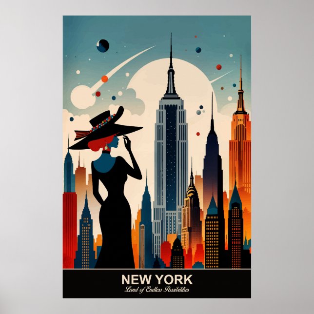 Póster Nueva York: Tierra de infinitas posibilidades (Frente)