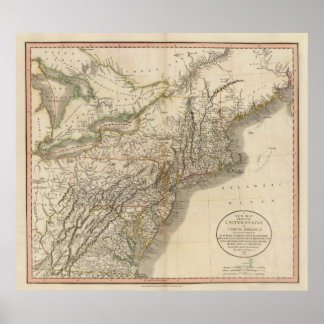 Póster Nueva York, Vermont, New Hampshire, etc.