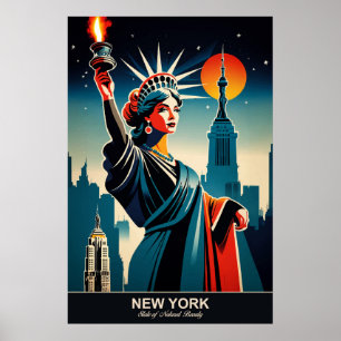 Póster Nueva York: Viajes por el estado de la belleza nat