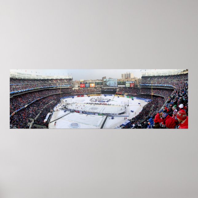 Póster Nueva York Vs. Nueva Jersey En El Bronx (Frente)