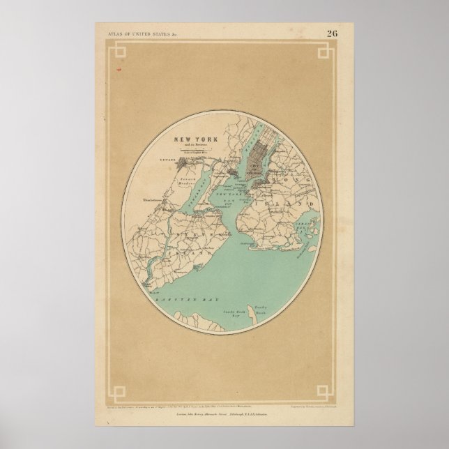 Póster Nueva York y sus ambientes (Frente)